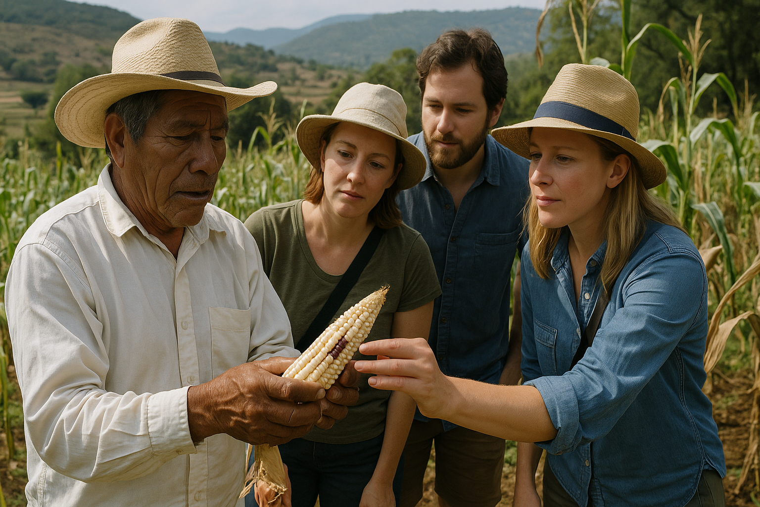 Zapotec farmer, an example of community based tourism